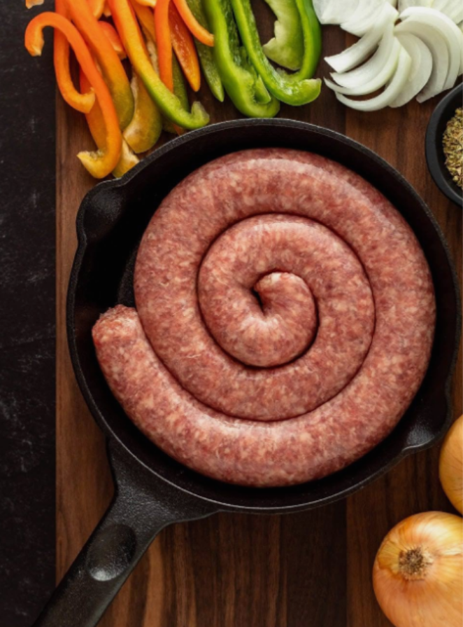 Hot Italian Sausage Rope Style