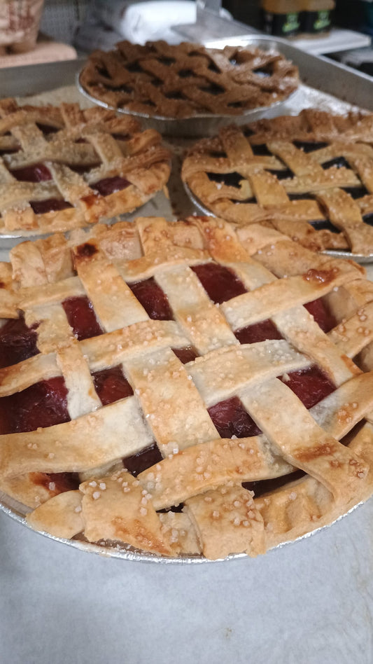 Strawberry Rhubard Pie (8 inch) $8.75