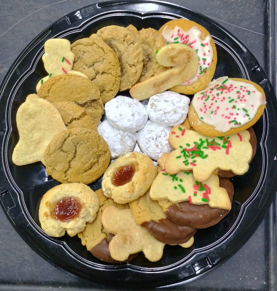 2 Dozen Christmas Cookie Tray